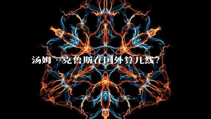 汤姆·克鲁斯在国外算几线？