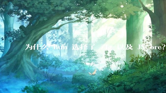 为什么 Bun 选择了 Zig 以及 JSCore？