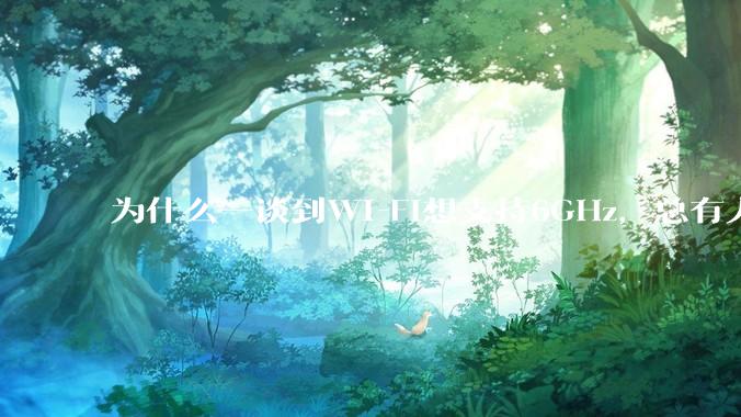 为什么一谈到Wi-Fi想支持6GHz，总有人说那你可以去国外？