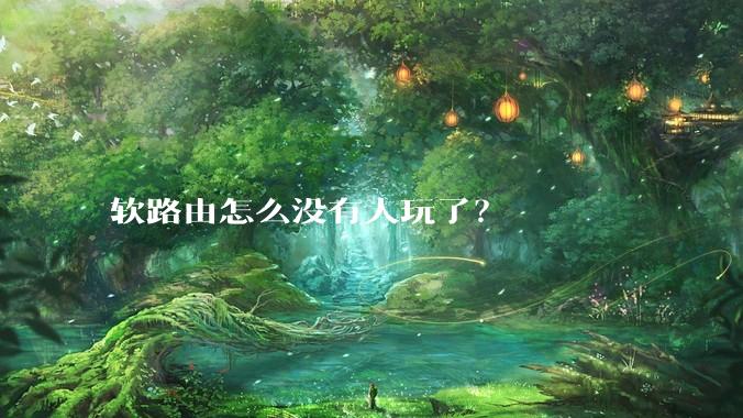 软路由怎么没有人玩了？